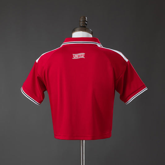 Man Utd 2026 Home Women's Crop Top Style