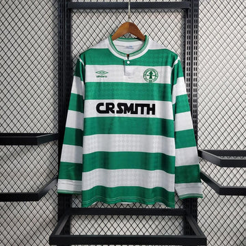 Retro 1987/88 Celtics Home Long Sleeve Jersey